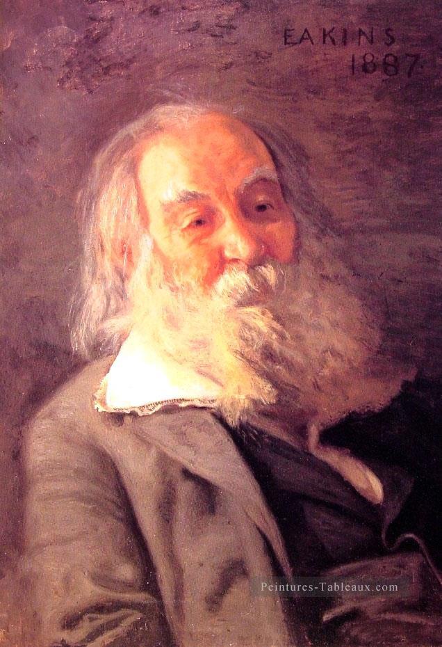 Walt Whitman réalisme portraits Thomas Eakins Peintures à l'huile